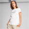 PUMA Essentials Metallic No. 1 Logo T-Shirt Damen 02 - PUMA white/metallic silver XS