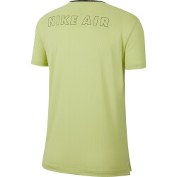NIKE Air kurzarm Laufshirt Damen limelight/reflective silver XS