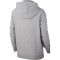NIKE Sportswear Essential Fleece Kapuzenjacke Damen dk grey heather/white XS