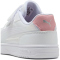 PUMA Caven III Holo 2.0 AC+ Sneaker mit Klettverschluss Mädchen 01 - PUMA white/rosy outlook/PUMA silver 32