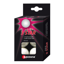 6er Pack Sponeta Tischtennisbälle *** Qualität