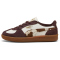 PUMA Palermo Cow Sneaker Damen 01 - warm white/chocolate brown/gum 37