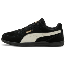 PUMA K-Moda Suede Sneaker Damen 01 - PUMA black/warm white/PUMA gold 39