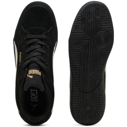 PUMA K-Moda Suede Sneaker Damen 01 - PUMA black/warm white/PUMA gold 39