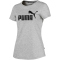 PUMA Essential Logo Tee T-Shirt Damen light gray heather XS