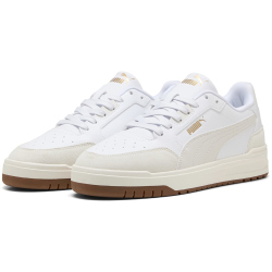 PUMA Shuffle Downtown OG Sneaker 05 - PUMA white/vapor gray/PUMA gold 36