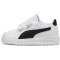 PUMA Shuffle Downtown Lo Sneaker mit Klettverschluss Kinder 02 - PUMA white/PUMA black/PUMA gold 28