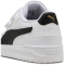 PUMA Shuffle Downtown Lo Sneaker mit Klettverschluss Kinder 02 - PUMA white/PUMA black/PUMA gold 28