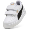 PUMA Shuffle Downtown Lo Sneaker mit Klettverschluss Kinder 02 - PUMA white/PUMA black/PUMA gold 29