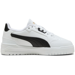 PUMA Shuffle Downtown Lo Sneaker Kinder 02 - PUMA white/PUMA black/PUMA gold 36