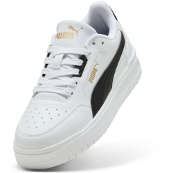 PUMA Shuffle Downtown Lo Sneaker Kinder 02 - PUMA white/PUMA black/PUMA gold 36