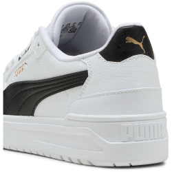PUMA Shuffle Downtown Lo Sneaker Kinder 02 - PUMA white/PUMA black/PUMA gold 36