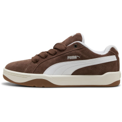 PUMA Park Lifestyle Easy Suede Sneaker 15 - chocolate/puma white 36