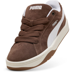 PUMA Park Lifestyle Easy Suede Sneaker 15 - chocolate/puma white 36