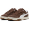 PUMA Park Lifestyle Easy Suede Sneaker 15 - chocolate/puma white 36