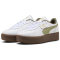 PUMA Palermo Elevata Leder Plateau Sneaker Damen 05 - PUMA white/lux army 36