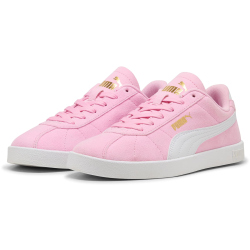 PUMA Club II Wildleder Sneaker Kinder 18 - pink shimmer/puma white 38
