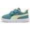 PUMA Courtflex V3 Mesh Baby-Sneaker mit Klettverschluss 20 - baltic sea blue/apple spritz 21