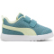 PUMA Courtflex V3 Mesh Baby-Sneaker mit Klettverschluss 20 - baltic sea blue/apple spritz 21