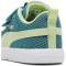 PUMA Courtflex V3 Mesh Baby-Sneaker mit Klettverschluss 20 - baltic sea blue/apple spritz 21