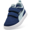 PUMA Courtflex V3 Mesh Baby-Sneaker mit Klettverschluss 19 - blue jewel/lucite 22