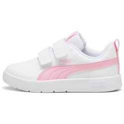 PUMA Courtflex V3 Sneaker mit Klettverschluss Kinder 09 - PUMA white/pink lilac 30