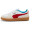 PUMA Palermo Leder Sneaker Kinder 10 - PUMA white/for all time red 35.5