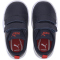 PUMA Courtflex V2 Baby-Sneaker mit Klettverschluss 01 - peacoat/high risk red 20