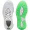 PUMA Gruve Sport Junior Golfschuhe Jungen 01 - feather gray/puma white/fluro green pes 33