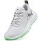 PUMA Gruve Sport Junior Golfschuhe Jungen 01 - feather gray/puma white/fluro green pes 33