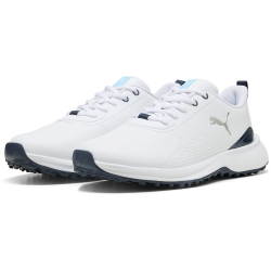 PUMA Fusion Grip 6 Evo Golfschuhe Herren 01 - PUMA white/PUMA silver 42