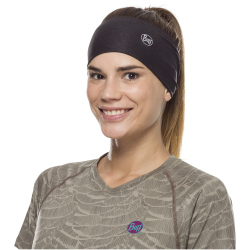 BUFF Coolnet® UV+ Tapered Stirnband solid black