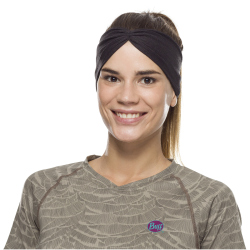 BUFF Coolnet® UV+ Tapered Stirnband solid black