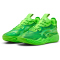 PUMA MB.04 Lo Team Basketballschuhe Kinder 04 - green glare/fizzy light 38.5