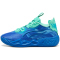 PUMA MB.04 Lo Team Basketballschuhe Kinder 02 - ultra blue/blue glimmer/new navy 38.5