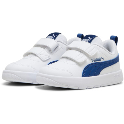 PUMA Courtflex V3 Baby-Sneaker mit Klettverschluss 08 - PUMA white/clyde royal 22