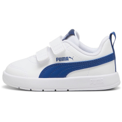 PUMA Courtflex V3 Baby-Sneaker mit Klettverschluss 08 - PUMA white/clyde royal 22