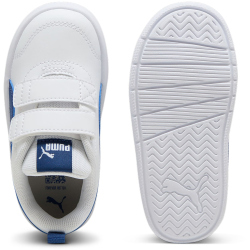PUMA Courtflex V3 Baby-Sneaker mit Klettverschluss 08 - PUMA white/clyde royal 22