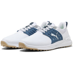 PUMA Ignite Elevate 2 Golfschuhe Herren 12 - PUMA white/dark indigo/ice coffee 45