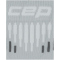 CEP Core Run 3.0 Merino Mid-Cut Laufsocken Herren 957 - grey/white III (39-42)