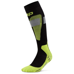 CEP Merino 3.0 Skisocken Herren 582 - black/lime V (45-48+)