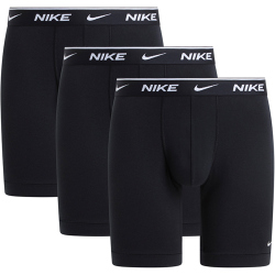3er Pack NIKE Long Boxershorts Briefs Herren 001 - black S