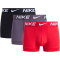 3er Pack NIKE Boxershorts Trunks Herren U9H - sport red S