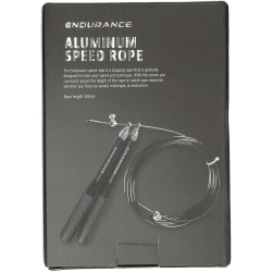 ENDURANCE Aluminum Springseil 1001 - black
