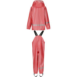 ZigZag Sylvia Glitter PU Regenjacke + Regenhose Set Kinder