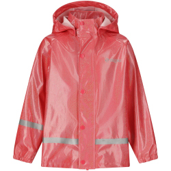 ZigZag Sylvia Glitter PU Regenjacke + Regenhose Set Kinder