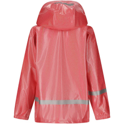ZigZag Sylvia Glitter PU Regenjacke + Regenhose Set Kinder
