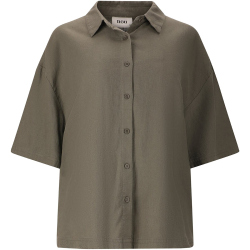 nou Natasha kurzarm Leinenbluse Damen