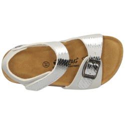 ZigZag Avila Kork Sandalen Kinder 1015 - silver 28