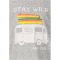 ZigZag Woodtown Melange T-Shirt Kinder 1005 - light grey melange 2 (92)